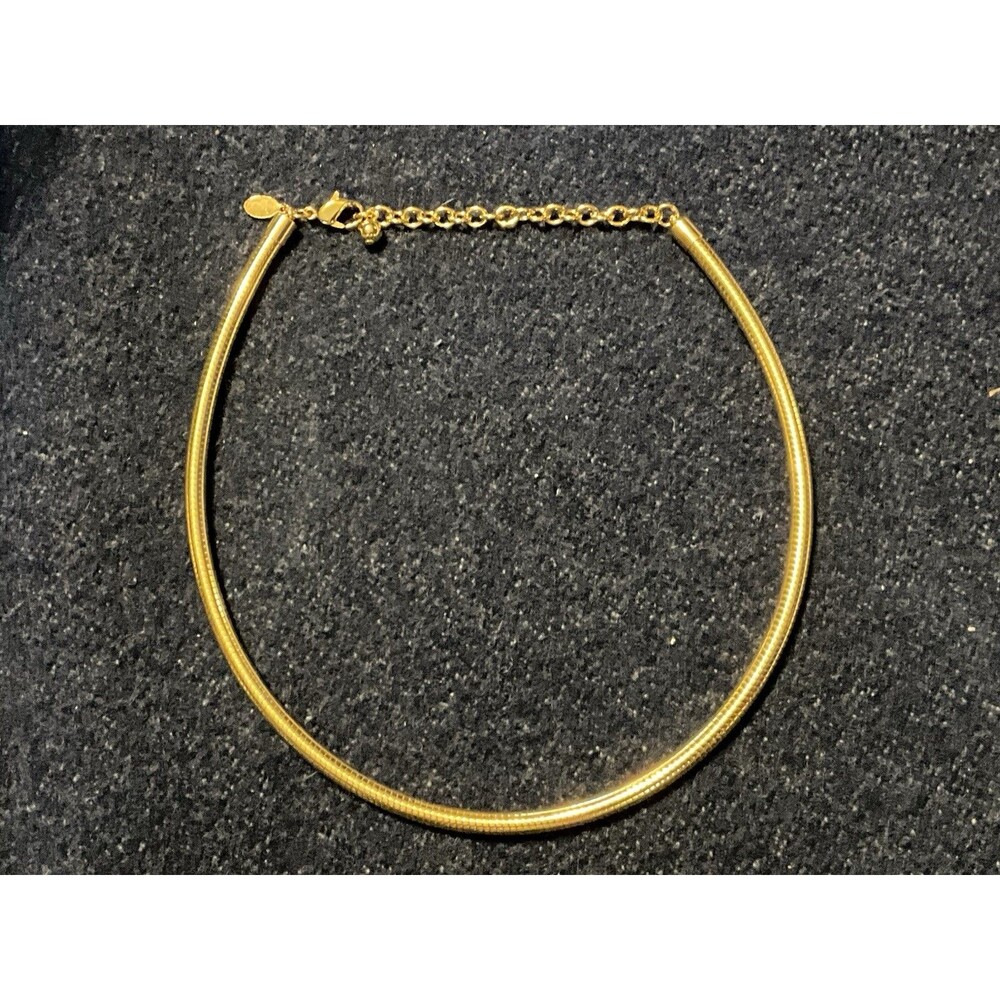 Vintage Joan Rivers Gold Tone 15in Choker W/ 3in Extender